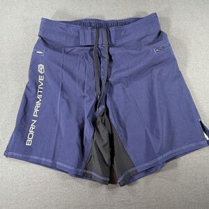 Born Primitive Board Shorts Mens SZ 34 Blue Swim Trunks Gym Performance Active